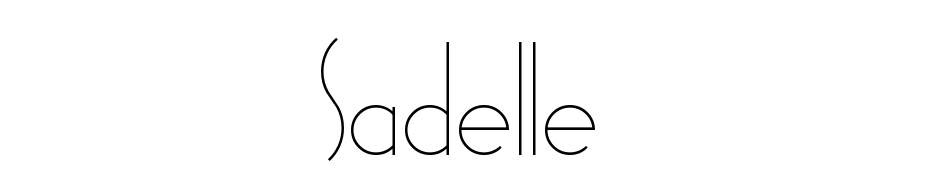 Sadelle Regular cкачати шрифт безкоштовно